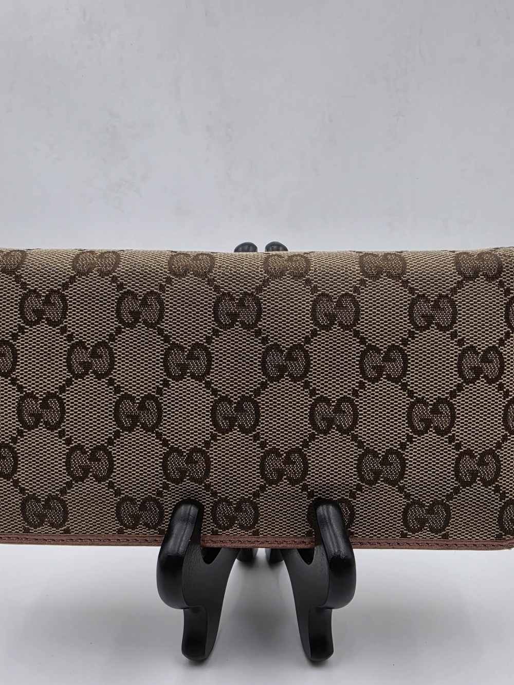 Gucci GG Supreme Canvas Zippy Long Wallet, Authentic.